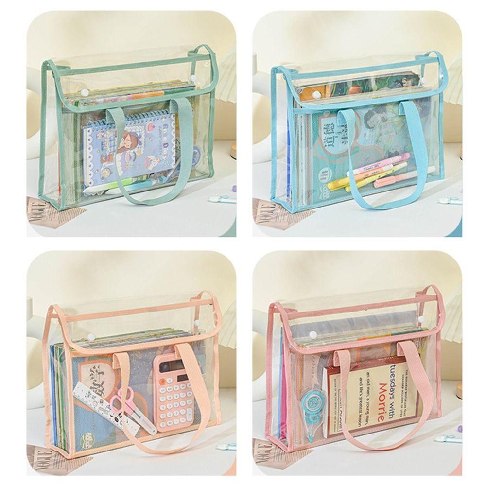 Multifunctional File Folder Bag Transparent Stationery Organizer Pouch School Office Supplies Pink-Vertical Style
Multifunctional File Folder Bag Transparent Stationery Organizer Pouch School Office Supplies Pink-Vertical Style