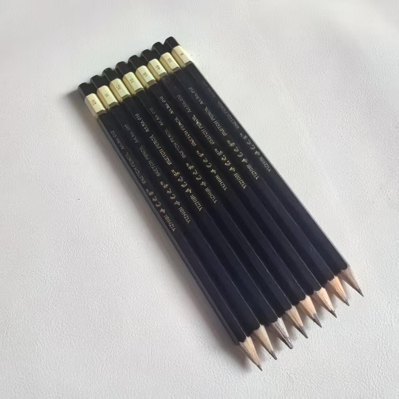 Natural Wood Sketch Pencils for Art Students - Perfect for Beginners in Drawing, Painting, and Sketching 4B (12 pieces)
Natural Wood Sketch Pencils for Art Students - Perfect for Beginners in Drawing, Painting, and Sketching 4B (12 pieces)