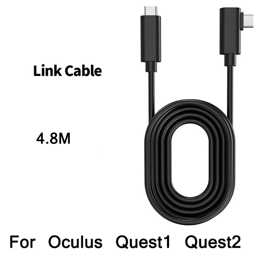Кабель для шлема виртуальной реальности Link для Quest 2 и Quest 4,8 м, угловой, обтекаемый
Кабель для шлема виртуальной реальности Link для Quest 2 и Quest 4,8 м, угловой, обтекаемый