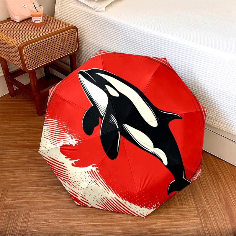 1 PC Automatic Folding Umbrella - Orca Whale Pattern, Portable & Foldable Design with 8 Ribs, Christmas Birthday Gifts
1 PC Automatic Folding Umbrella - Orca Whale Pattern, Portable & Foldable Design with 8 Ribs, Christmas Birthday Gifts