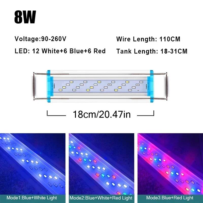 Super Slim LED Aquarium Lighting Rgb Aquatic Plant Light 18-58CM Extensible Waterproof Clip for Fish Tank 90-260V Color Lights (as the picture,EU Plug)
Super Slim LED Aquarium Lighting Rgb Aquatic Plant Light 18-58CM Extensible Waterproof Clip for Fish Tank 90-260V Color Lights (as the picture,EU Plug)
