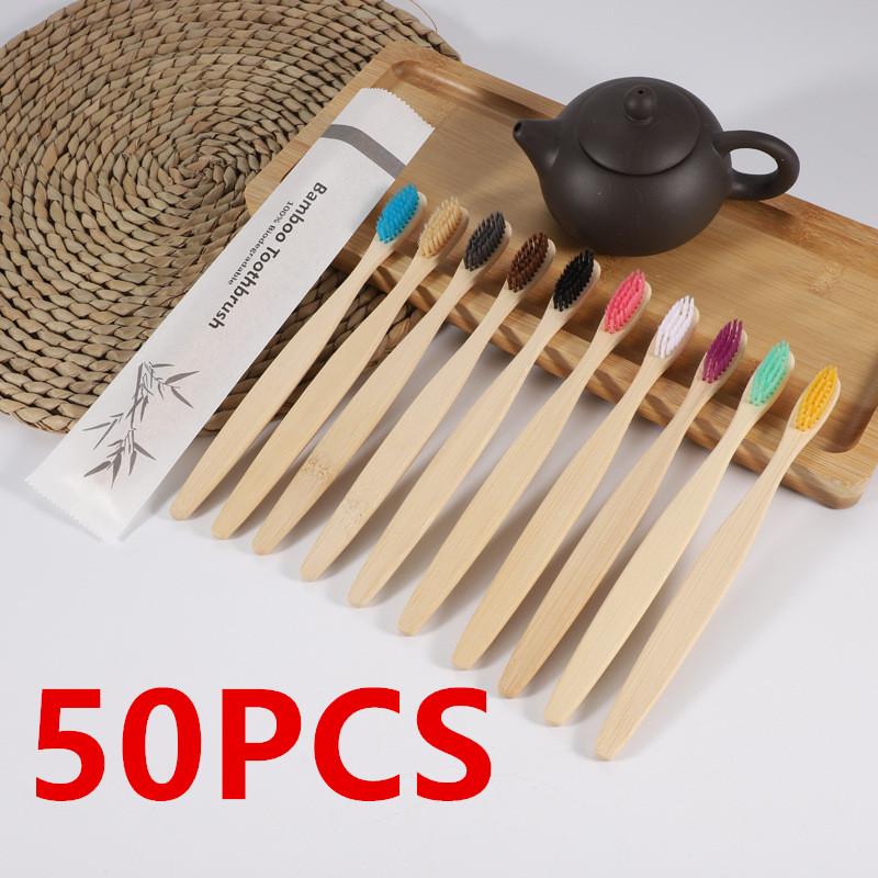 50pcs Bamboo Toothbrush for Adult and Kids, Biodegradable Eco-Friendly Natural Organic Bamboo Charcoal Toothbrushes, BPA Free
50pcs Bamboo Toothbrush for Adult and Kids, Biodegradable Eco-Friendly Natural Organic Bamboo Charcoal Toothbrushes, BPA Free