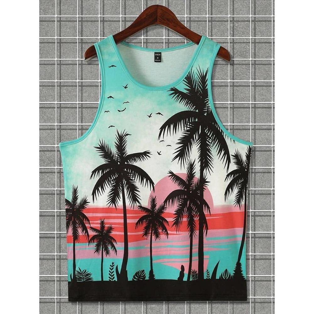 Hawaiian Style Men s O-neck Tank Top Summer Outdoor Beach Men s Casual Tank Top Sport Fitness Men s Sleeveless T-shirt 3D Print 4XL небо синє кольору
Hawaiian Style Men s O-neck Tank Top Summer Outdoor Beach Men s Casual Tank Top Sport Fitness Men s Sleeveless T-shirt 3D Print 4XL небо синє кольору