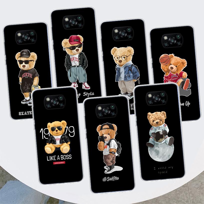 Модный брендовый чехол для телефона с медведем для Xiaomi Poco X3 GT X4 NFC M4 Pro M3 M2 F3 F2 F1 Mi Note 10 A3 A2 Lite A1 CC9E Fundas
Модный брендовый чехол для телефона с медведем для Xiaomi Poco X3 GT X4 NFC M4 Pro M3 M2 F3 F2 F1 Mi Note 10 A3 A2 Lite A1 CC9E Fundas