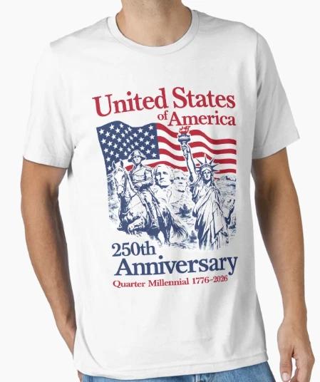 Соединенные Штаты Америки - 250-летие - 1776-2026 Базовая футболка 2XL
Соединенные Штаты Америки - 250-летие - 1776-2026 Базовая футболка 2XL