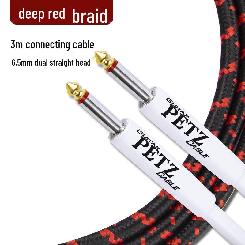 PETZ Noise Reduction Audio Cable for Electric Guitar & Bass - Available in 1/3/6/10/15 M Lengths.
PETZ Noise Reduction Audio Cable for Electric Guitar & Bass - Available in 1/3/6/10/15 M Lengths.