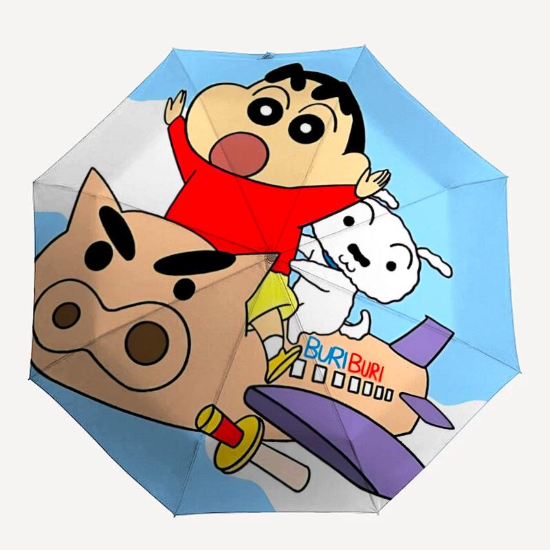 1pc Crayon Shin chan Automatic Open/Close Folding Cute Umbrella, Windproof 8 Rib Construction, Lightweight Travel Umbrella for Women/Men, Ideal Gift,
1pc Crayon Shin chan Automatic Open/Close Folding Cute Umbrella, Windproof 8 Rib Construction, Lightweight Travel Umbrella for Women/Men, Ideal Gift,