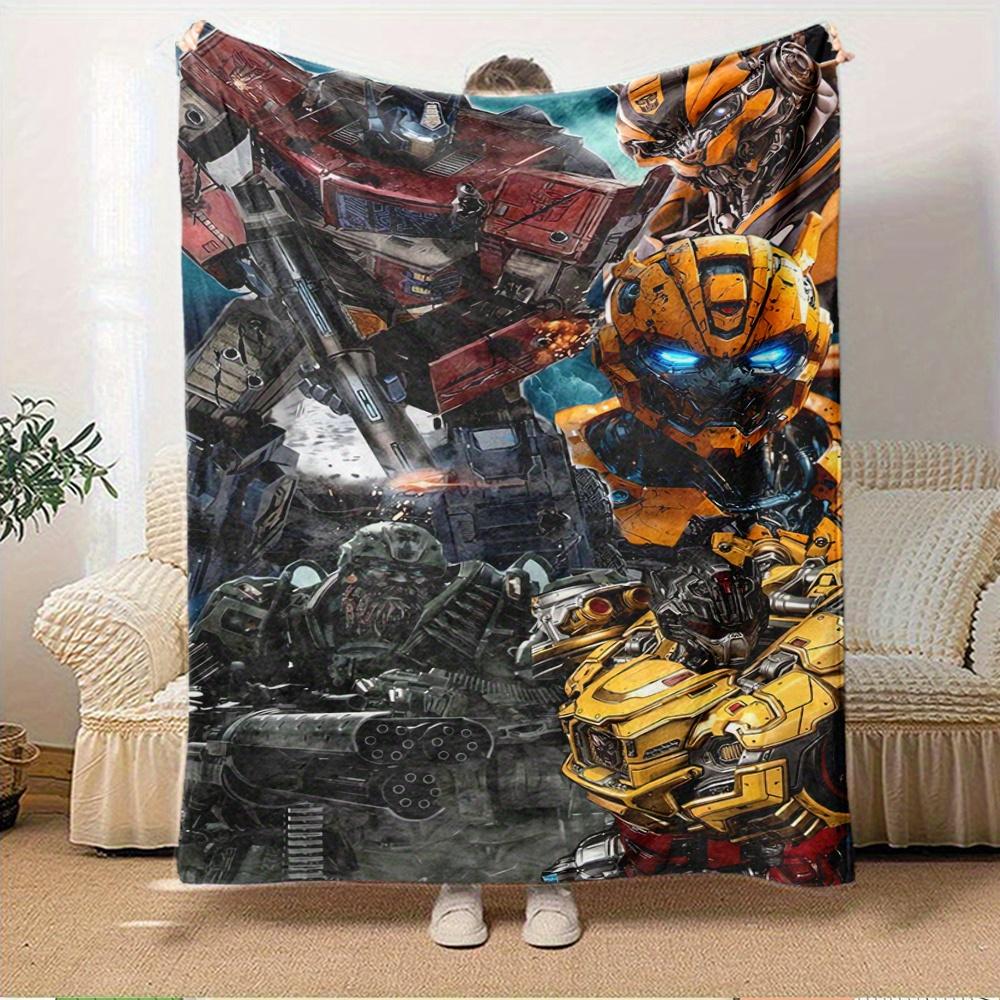 For Transformers,Bumblebee,Optimus Prime-Themed Flannel Blanket, Glam Style, Digital Print, All-Season Comfort, Tear-Resistant, Knitted Craf 150x180cm
For Transformers,Bumblebee,Optimus Prime-Themed Flannel Blanket, Glam Style, Digital Print, All-Season Comfort, Tear-Resistant, Knitted Craf 150x180cm