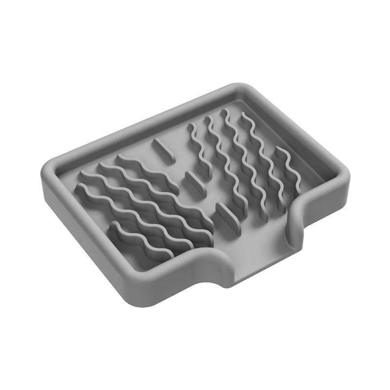 Silicone Soap Holder Self Draining Soap Bar Holder Kitchen Soap Dish Sponge Tray Counter Caddy Organizer For Dish Soap Dispenser S сірий колір
Silicone Soap Holder Self Draining Soap Bar Holder Kitchen Soap Dish Sponge Tray Counter Caddy Organizer For Dish Soap Dispenser S сірий колір