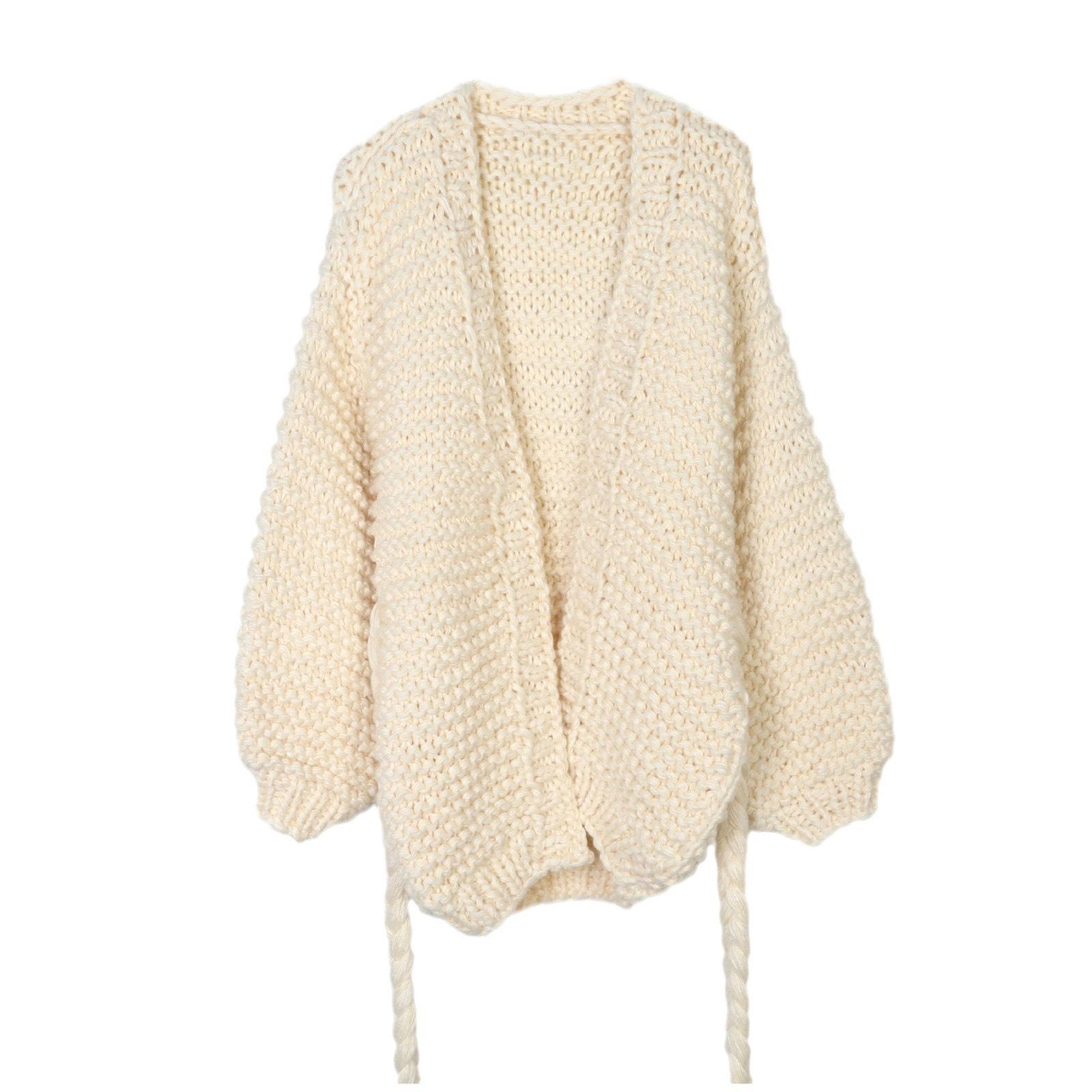 Women s European & American Style Lantern Sleeve Tassel Cardigan - Handmade, Thick, and Cozy for Fall & Winter M
Women s European & American Style Lantern Sleeve Tassel Cardigan - Handmade, Thick, and Cozy for Fall & Winter M