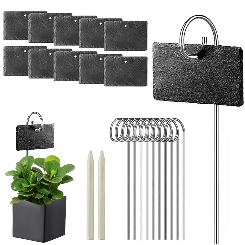 Gardening Set of Plant 10cm x 7cm x Flower Potted Chalk Included Labels, 10, Labels, Black, Nameplates, T-Shaped, Approx. 0.5cm, Gardening, Parks, чёрный
Gardening Set of Plant 10cm x 7cm x Flower Potted Chalk Included Labels, 10, Labels, Black, Nameplates, T-Shaped, Approx. 0.5cm, Gardening, Parks, чёрный