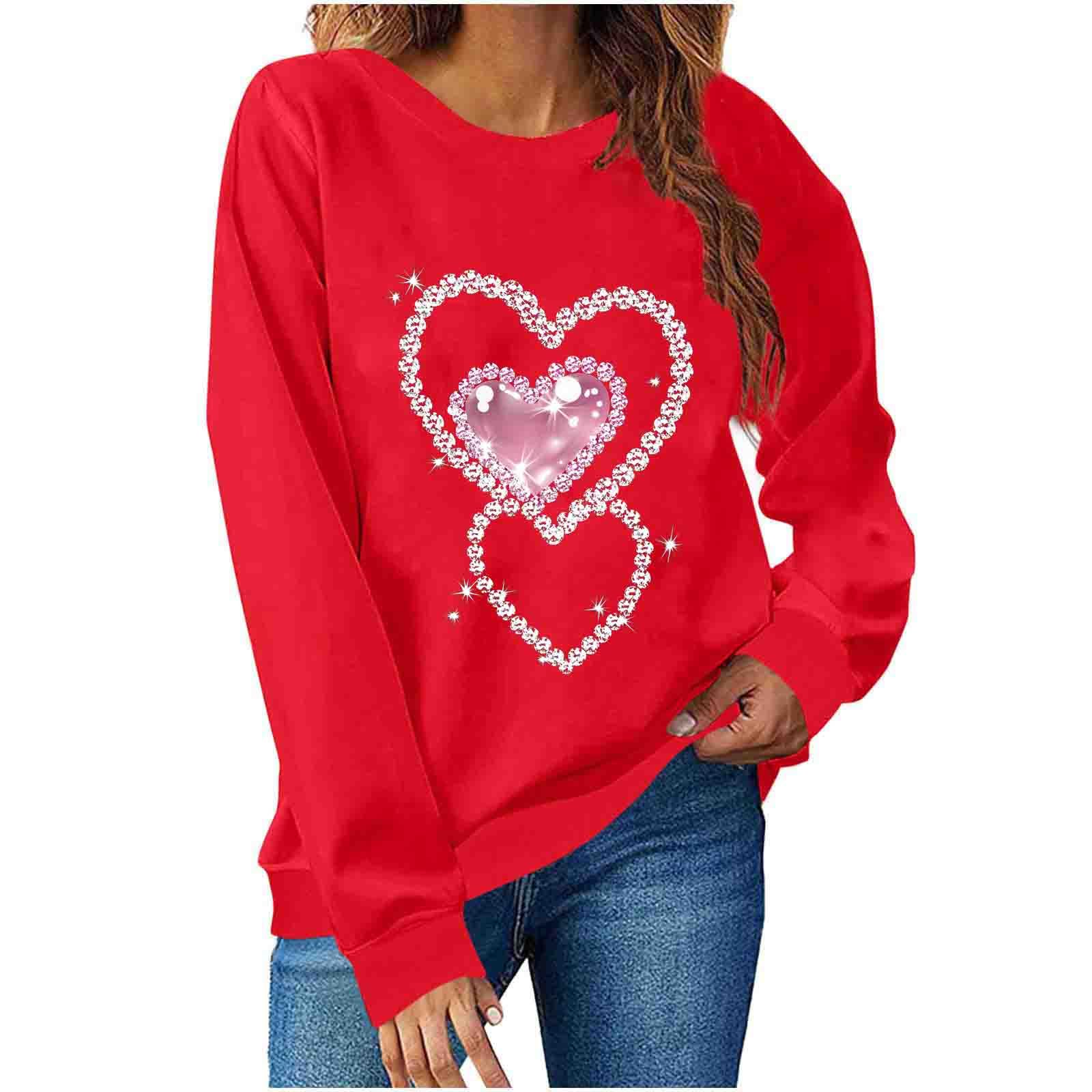 Women s Casual Fashion Valentine s Day Print Long Sleeve O,Neck Sweatshirts Pullover Top XXL
Women s Casual Fashion Valentine s Day Print Long Sleeve O,Neck Sweatshirts Pullover Top XXL