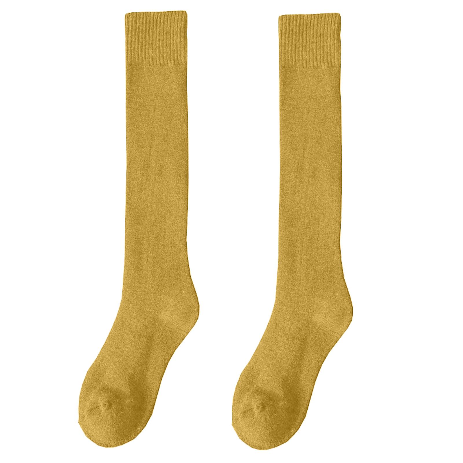 Женские высокие носки, осенние и зимние утолщенные носки до середины икры, хлопковые длинные носки One size жёлтый
Женские высокие носки, осенние и зимние утолщенные носки до середины икры, хлопковые длинные носки One size жёлтый