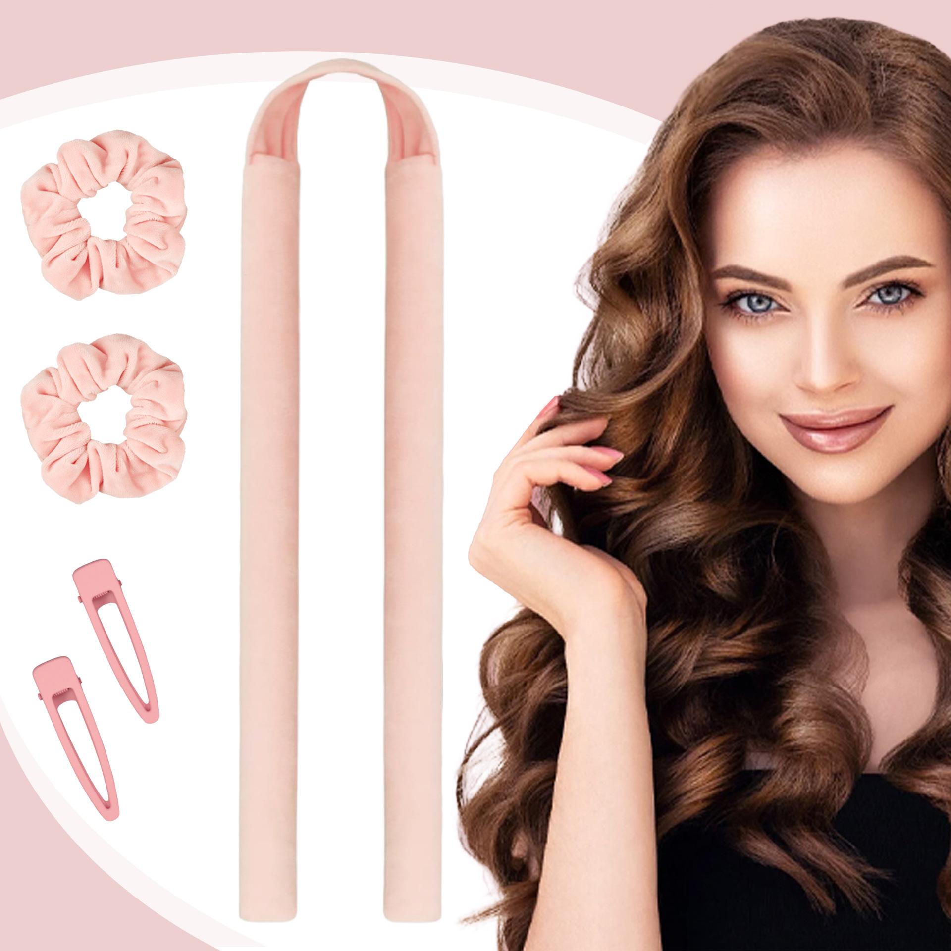 New 4set Heatless Curling Rod Plush Head Hair Curler Wave Form Curl Rod Sponge Curling Bouncy Curling Hair Hair Rollers
New 4set Heatless Curling Rod Plush Head Hair Curler Wave Form Curl Rod Sponge Curling Bouncy Curling Hair Hair Rollers