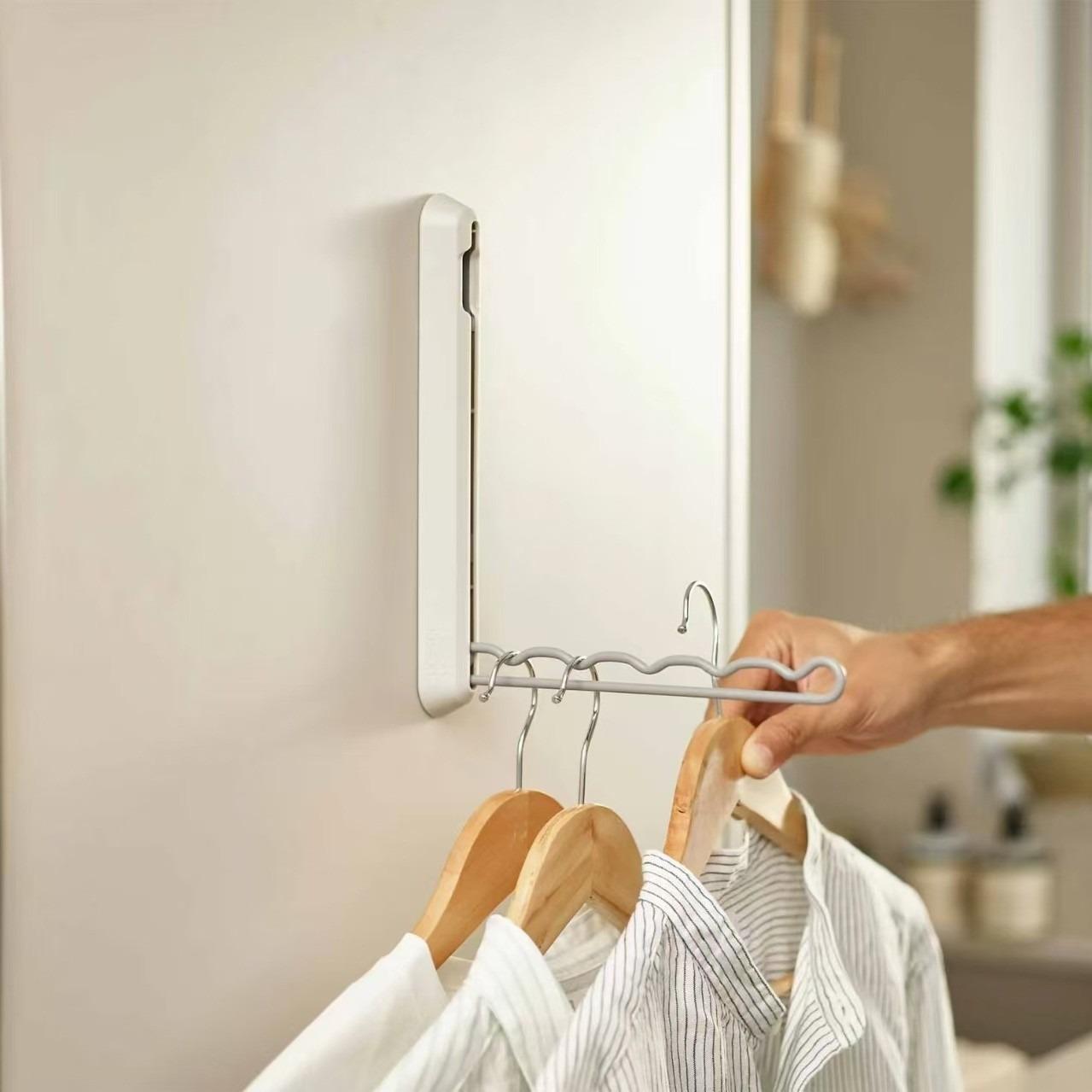 Home Dormitory Clothes Hanger Balcony Folding Perforated Telescopic Clothes Hanger Easy to Install Wardrobe Cabinet Home Storage
Home Dormitory Clothes Hanger Balcony Folding Perforated Telescopic Clothes Hanger Easy to Install Wardrobe Cabinet Home Storage