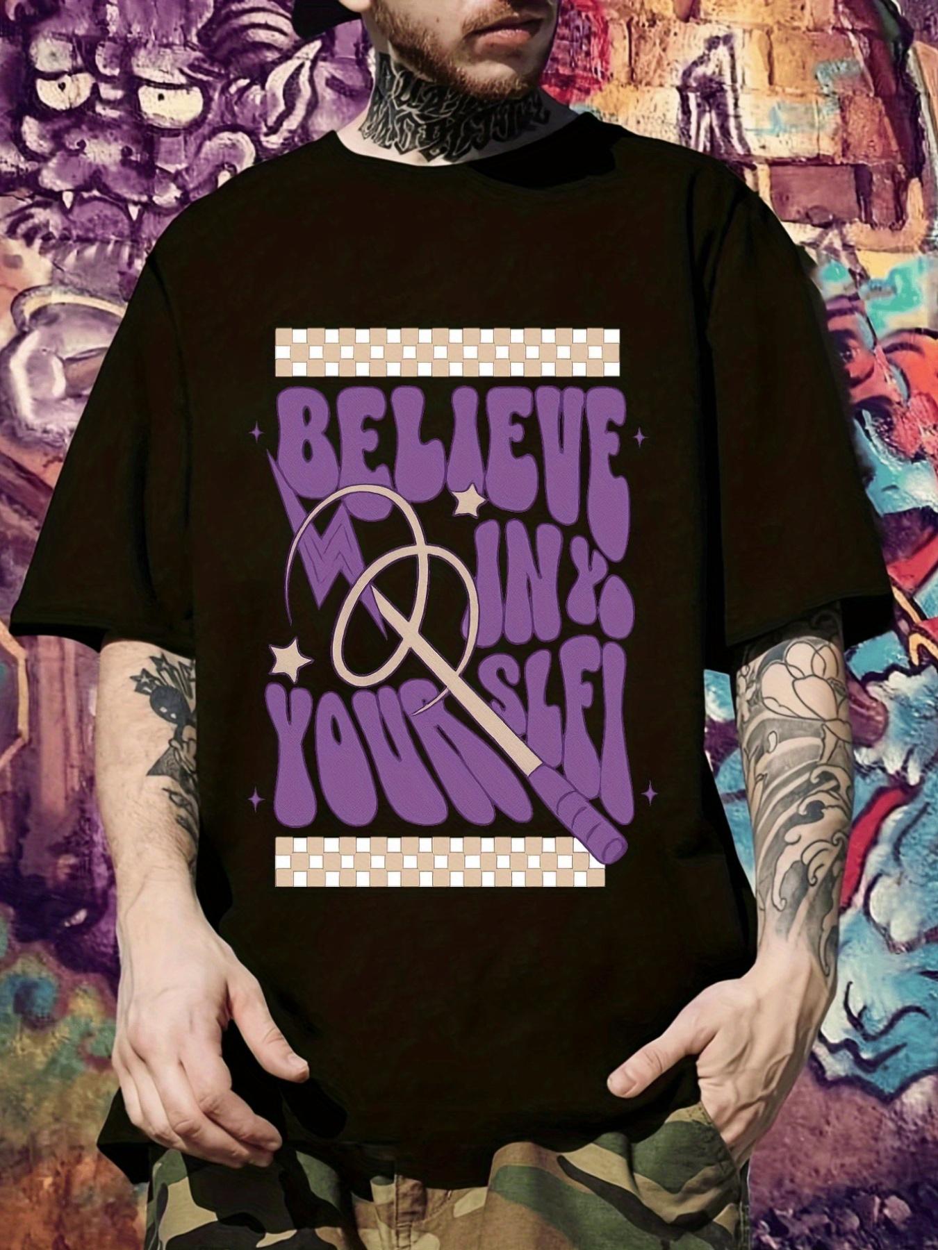 Believe in Yourself Graphic T-shirt - Casual Short Sleeve XXXXL
Believe in Yourself Graphic T-shirt - Casual Short Sleeve XXXXL