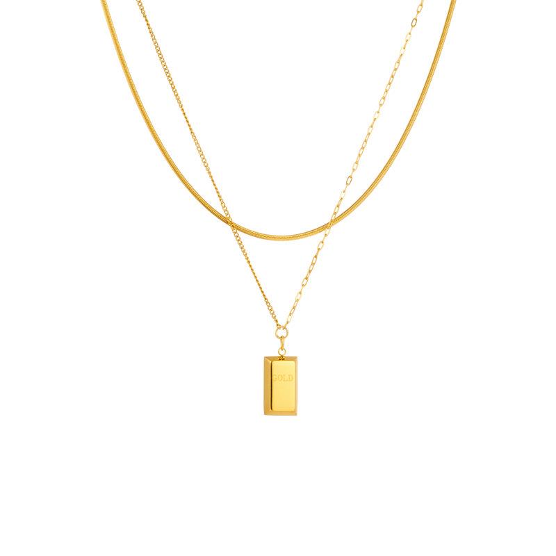 Premium Double-Layer Clavicle Necklace: White Mother-of-Pearl & Titanium Steel Layered Jewelry for Women
Premium Double-Layer Clavicle Necklace: White Mother-of-Pearl & Titanium Steel Layered Jewelry for Women
