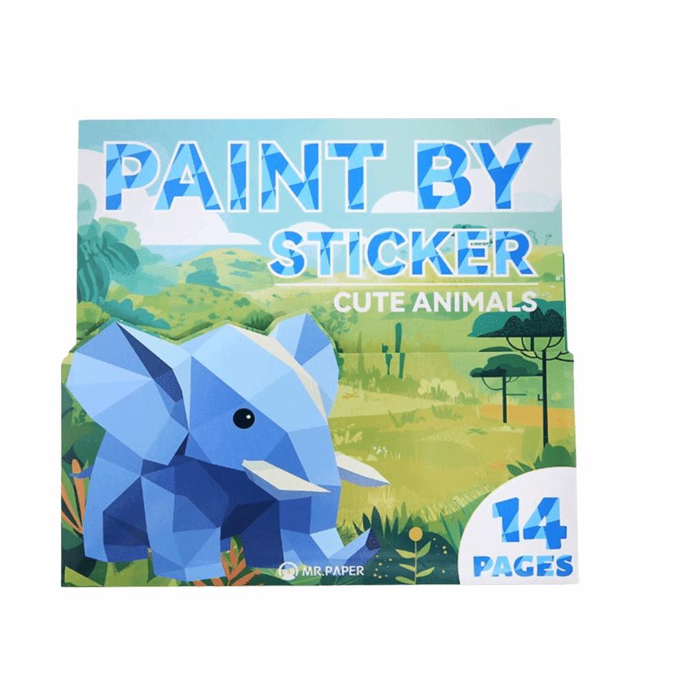 3D Геометрический Коллаж Книга Наклеек Раскраска по Номерам Детские DIY Наклейки Раннее Образование Cute animals
3D Геометрический Коллаж Книга Наклеек Раскраска по Номерам Детские DIY Наклейки Раннее Образование Cute animals