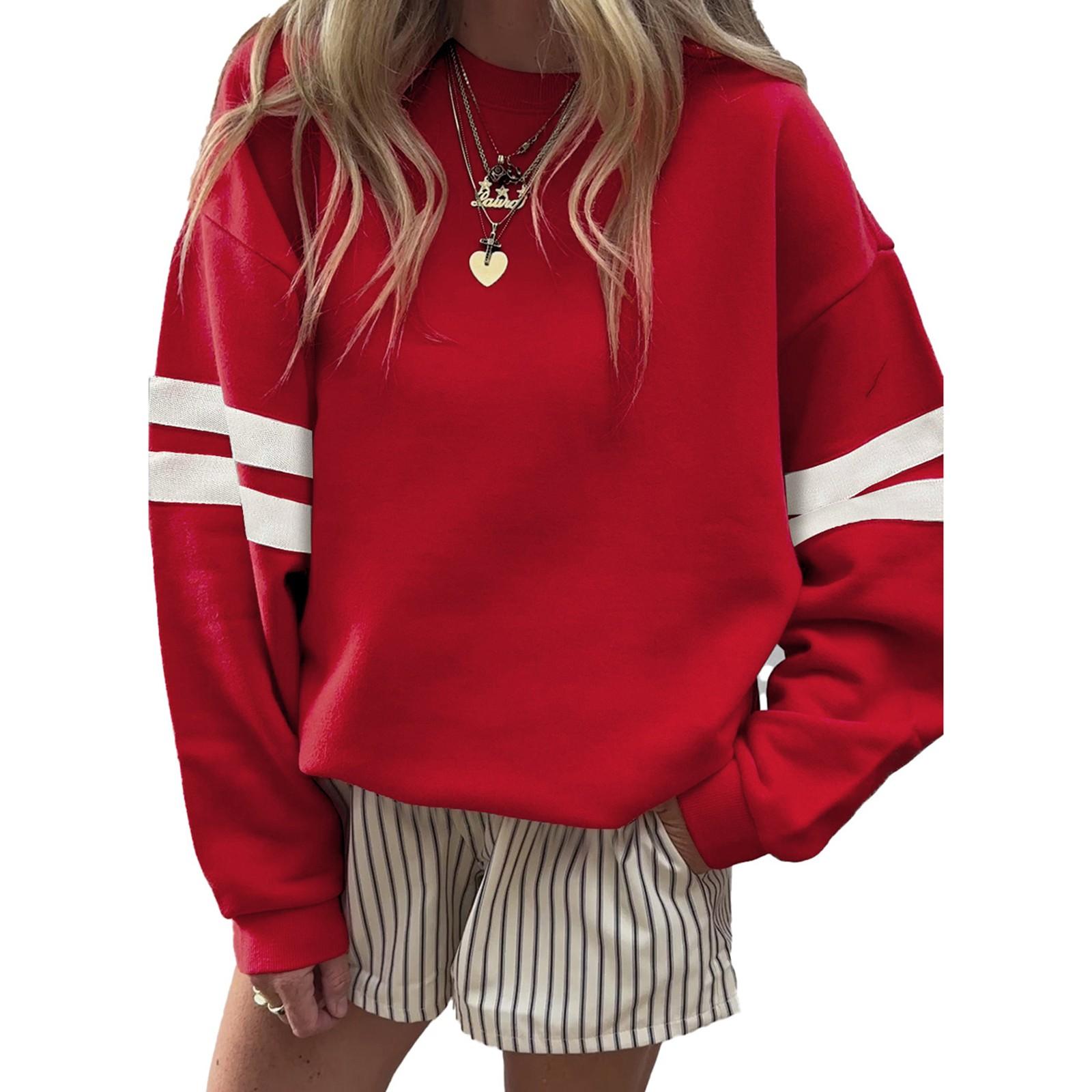 Ladies Fashionable Solid Color Long Sleeved Sweatshirt XXL красный
Ladies Fashionable Solid Color Long Sleeved Sweatshirt XXL красный