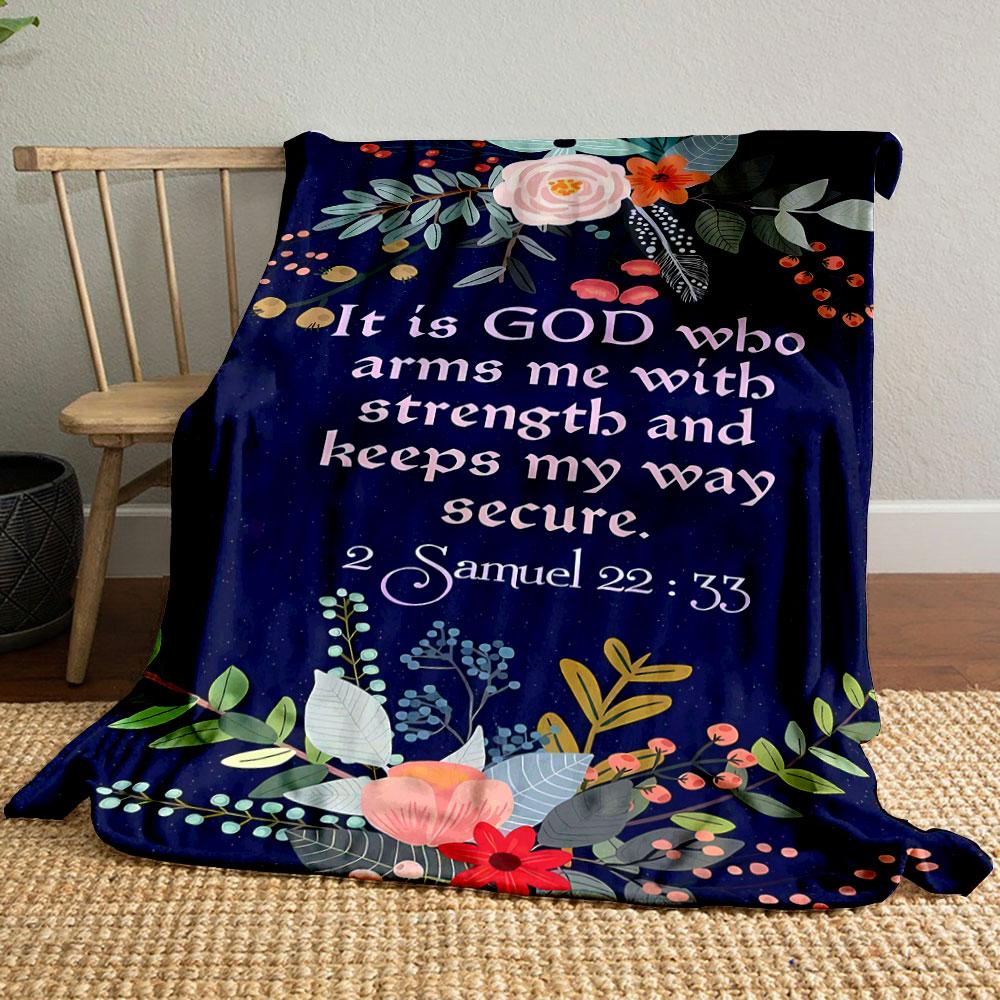 Floral Bible Verse Blanket Printed Blanket for Living Room Bed Couch lunch break Soft Cozy Blanket for Friend s festival Gift 80cm x 120cm
Floral Bible Verse Blanket Printed Blanket for Living Room Bed Couch lunch break Soft Cozy Blanket for Friend s festival Gift 80cm x 120cm