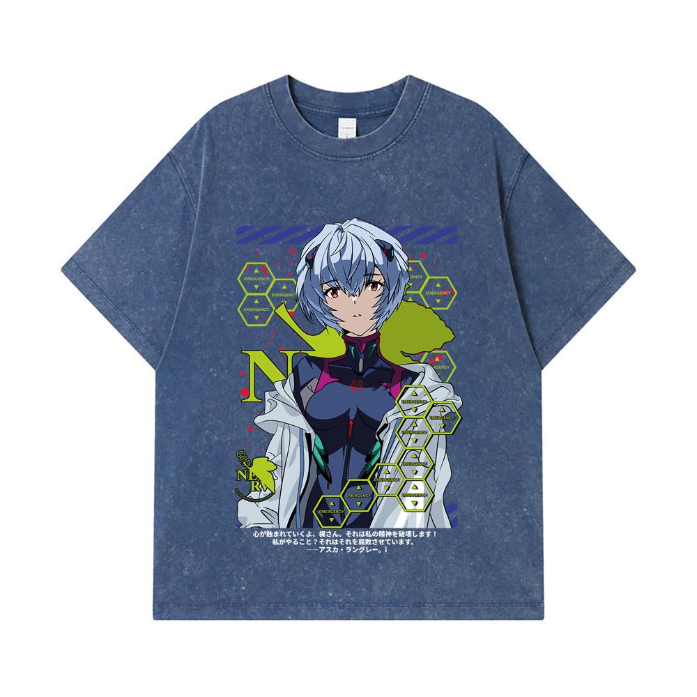275 GSM Washed T-shirts 100% Cotton Evangelion V6 Rei Print Unisex Heavy Cotton T Shirt 2XL
275 GSM Washed T-shirts 100% Cotton Evangelion V6 Rei Print Unisex Heavy Cotton T Shirt 2XL