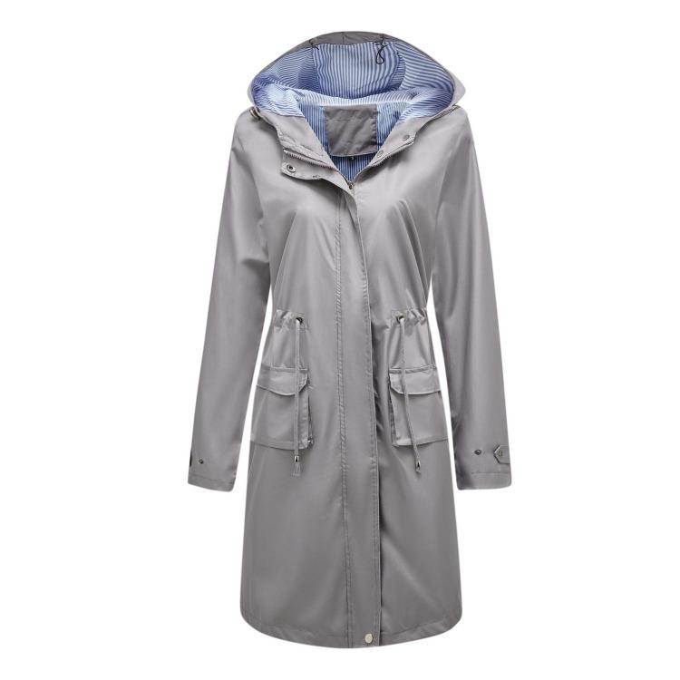 Women Long Loose Hooded Windbreaker Jacket Light Rain Outdoor Hiking Coat with Side Pocket Windcheater 3XL сірий
Women Long Loose Hooded Windbreaker Jacket Light Rain Outdoor Hiking Coat with Side Pocket Windcheater 3XL сірий