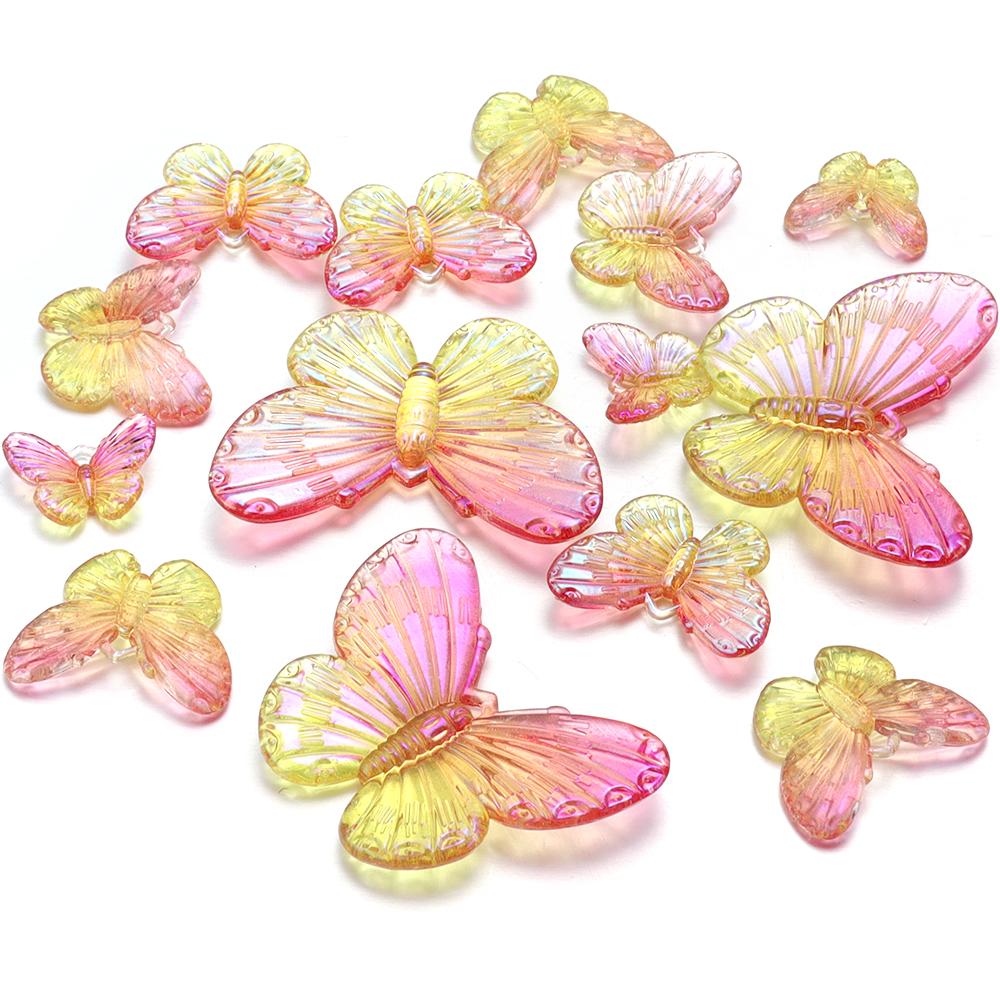 10-40pcs Acrylic Butterfly Beads Decoration Colorful Transparent Loose Spacer Beads for DIY Making Bracelet Necklace Accessory 32x41mm 10pcs
10-40pcs Acrylic Butterfly Beads Decoration Colorful Transparent Loose Spacer Beads for DIY Making Bracelet Necklace Accessory 32x41mm 10pcs