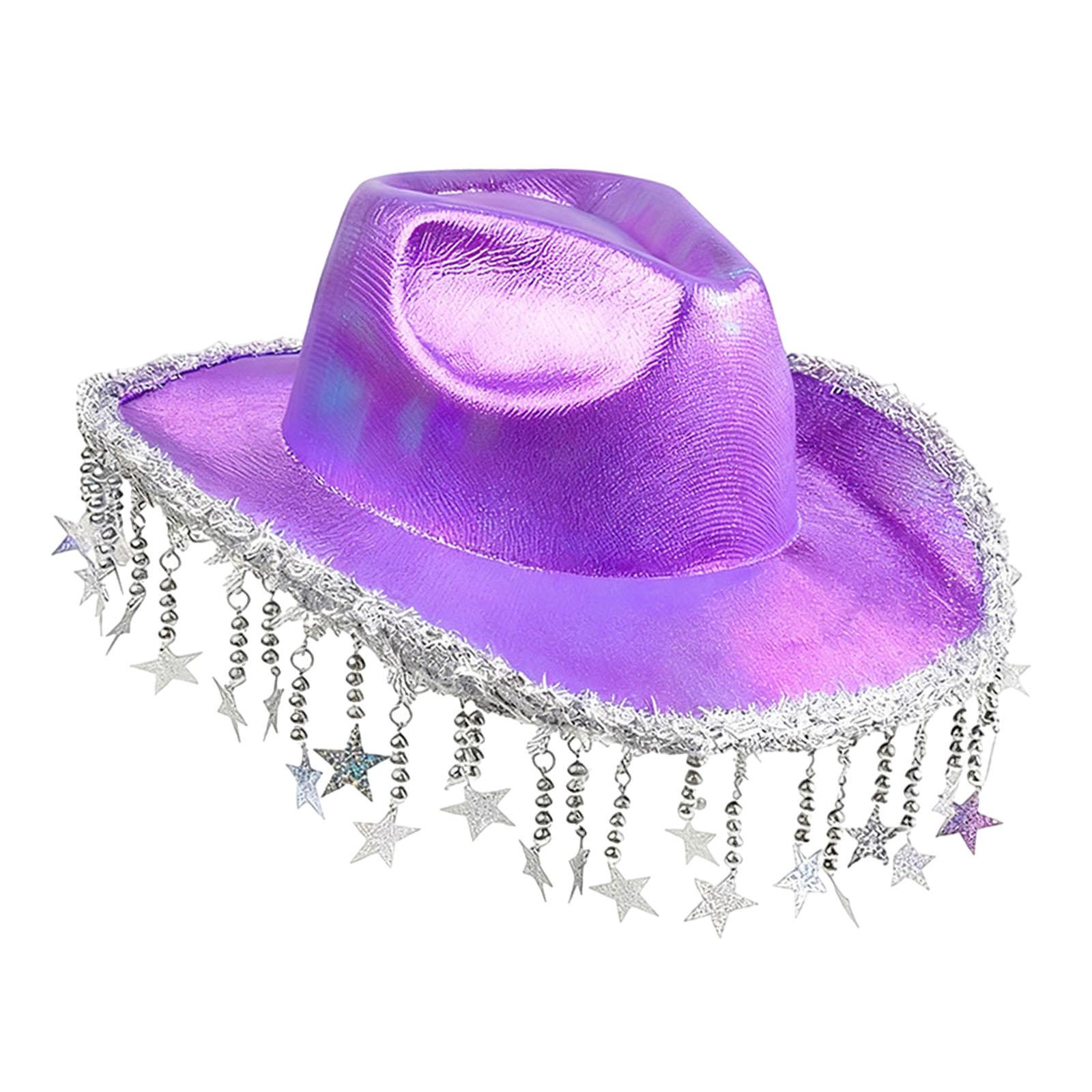 Western Cowboy Hat, Wearable Party Hat for Wedding, Celebration, Carnival, фіолетовий
Western Cowboy Hat, Wearable Party Hat for Wedding, Celebration, Carnival, фіолетовий