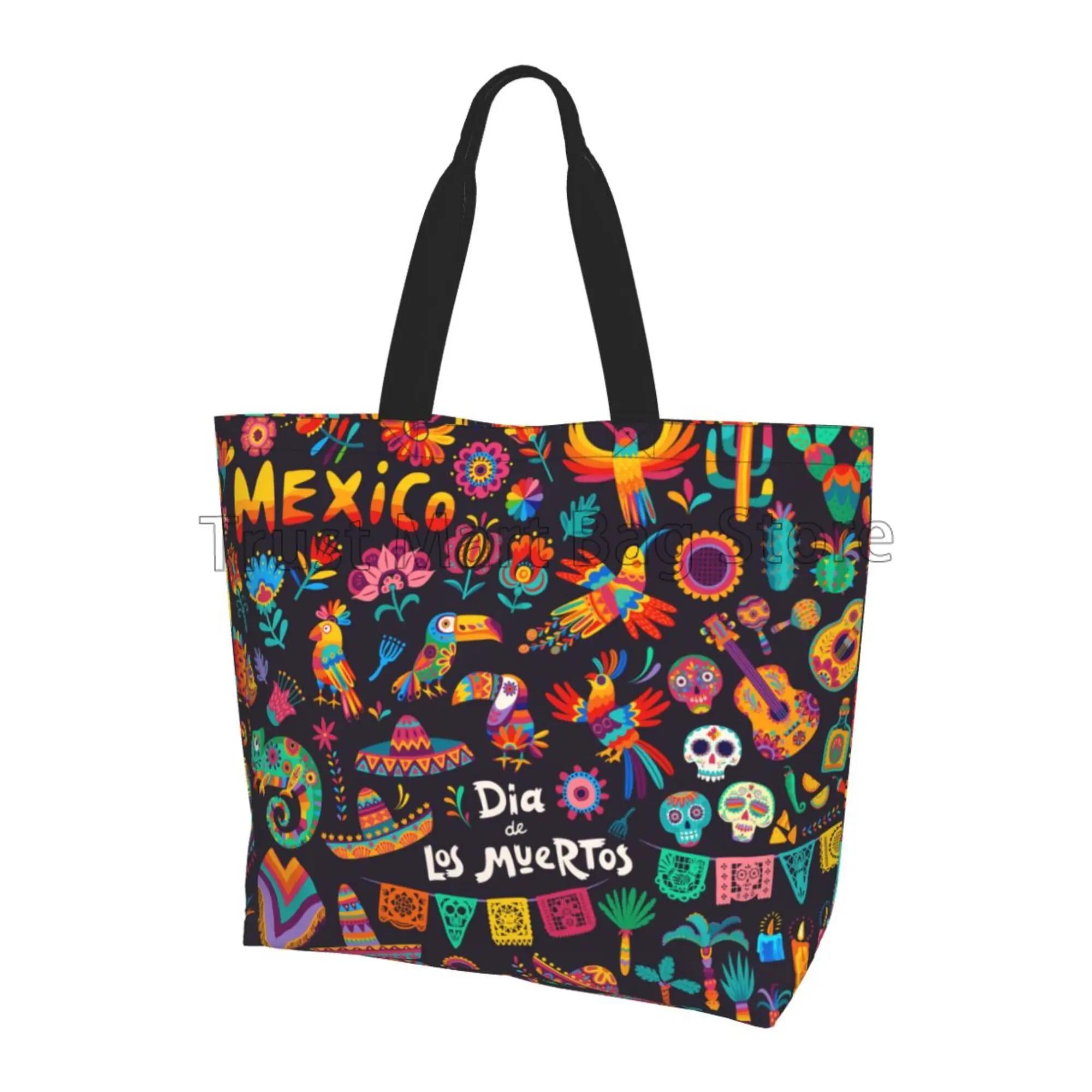 Day of The Dead Large Capacity Tote Bag Women Shoulder Bag Handbag Mexican Dia De Los Muertos Reusable Shopping Grocery Bag 50x40x15cm
Day of The Dead Large Capacity Tote Bag Women Shoulder Bag Handbag Mexican Dia De Los Muertos Reusable Shopping Grocery Bag 50x40x15cm