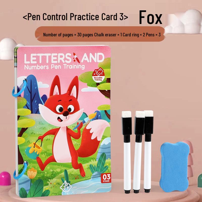 Cross-Border Children s Pen Control Training Cards: Levels 1-3 for Hand-Eye Coordination and Motor Skills
Cross-Border Children s Pen Control Training Cards: Levels 1-3 for Hand-Eye Coordination and Motor Skills