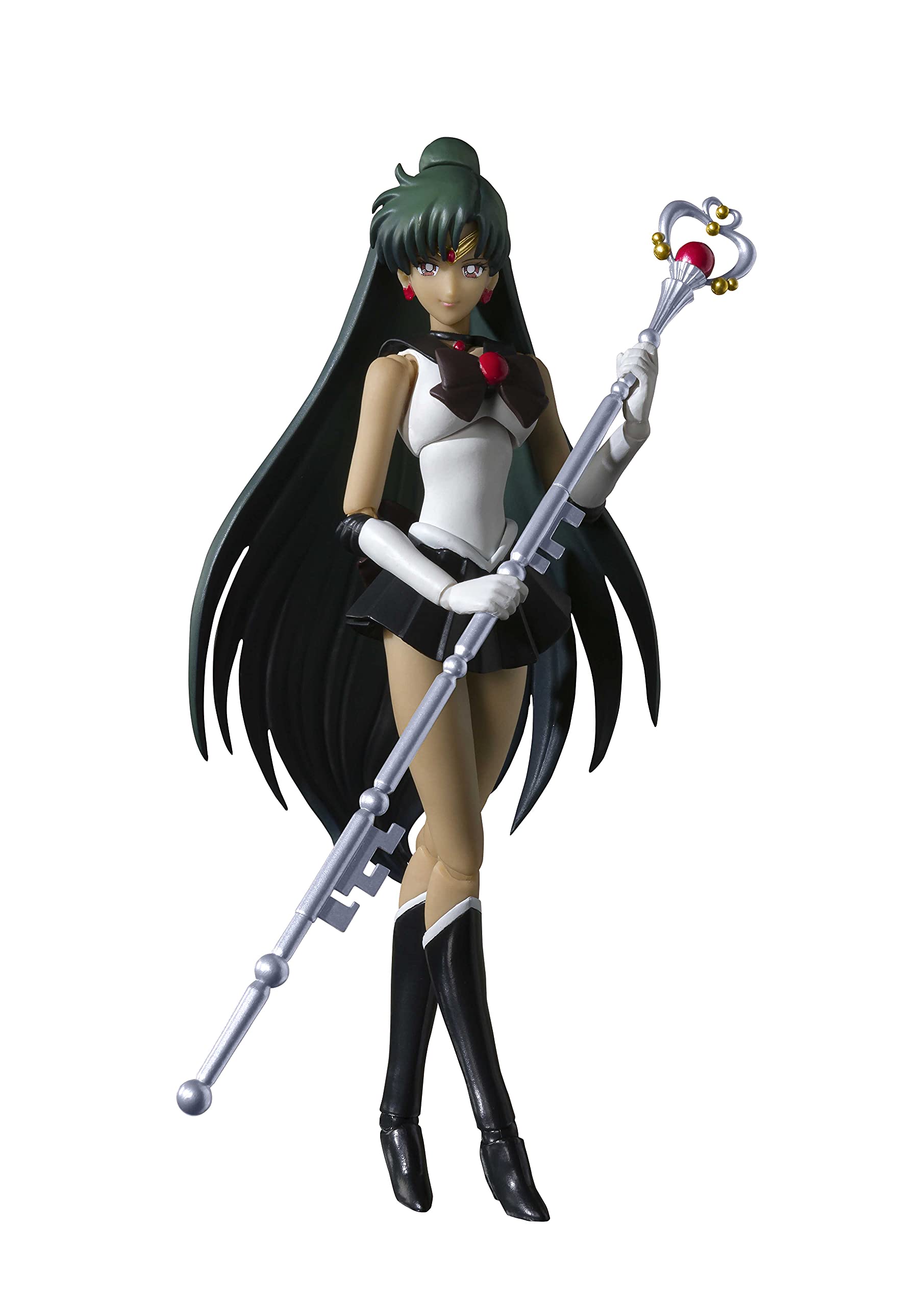 TAMASHII NATIONS SHFiguarts Sailor Moon R Sailor Pluto -Анимированное цветное издание - Приблизительно. Подвижная фигура толщиной 150 мм, окрашенная из ПВХ и АБС-пластика
TAMASHII NATIONS SHFiguarts Sailor Moon R Sailor Pluto -Анимированное цветное издание - Приблизительно. Подвижная фигура толщиной 150 мм, окрашенная из ПВХ и АБС-пластика