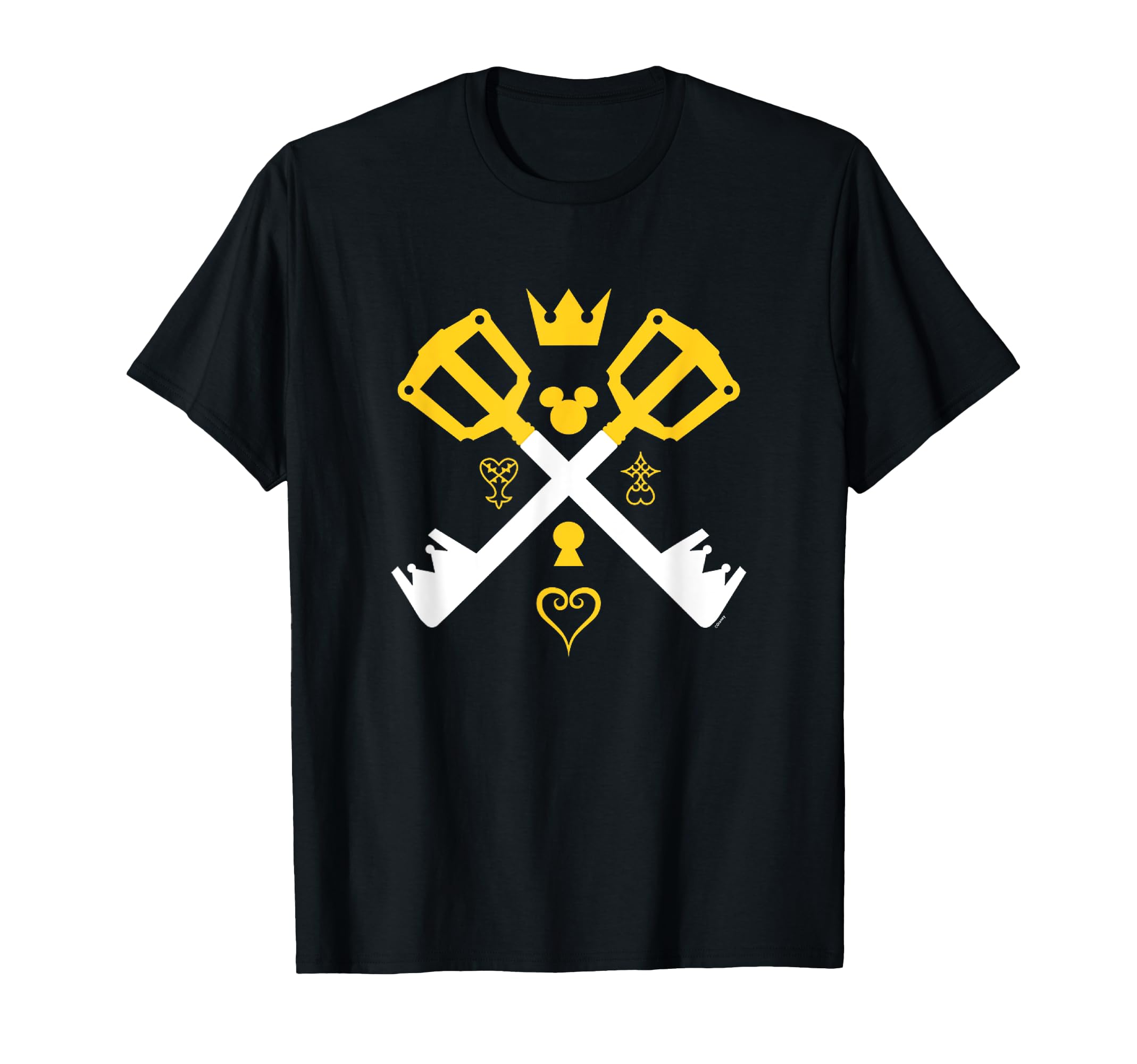 Kingdom Hearts Keyblade Cross Gold and White Design T-shirt
Kingdom Hearts Keyblade Cross Gold and White Design T-shirt