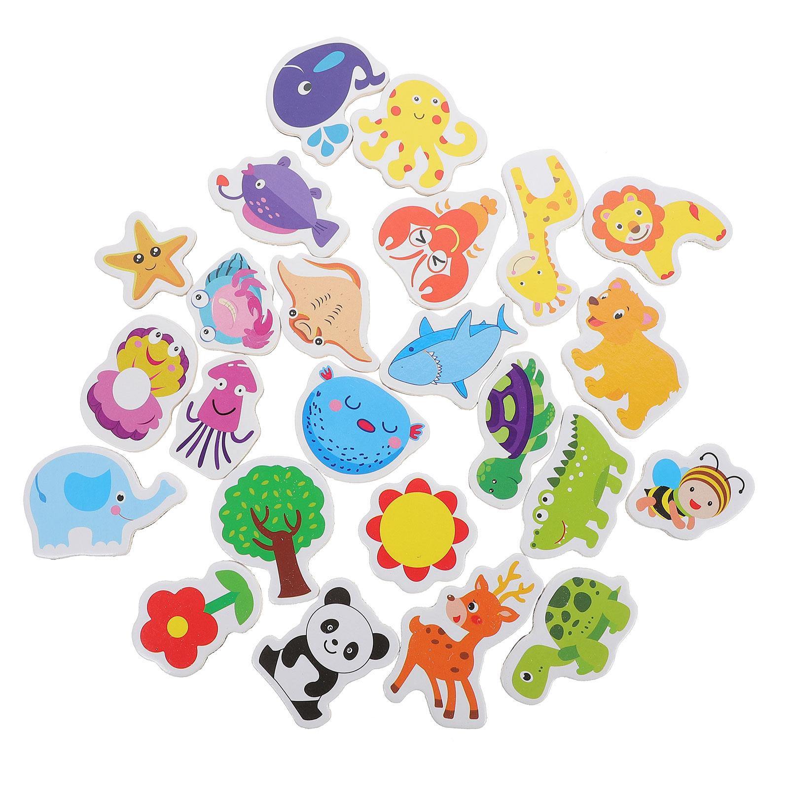 24 Pcs Magnet Cartoon Animal Fridge Baby Toddler Kids Toys Wood Whiteboard Magnets for Toddlers
24 Pcs Magnet Cartoon Animal Fridge Baby Toddler Kids Toys Wood Whiteboard Magnets for Toddlers