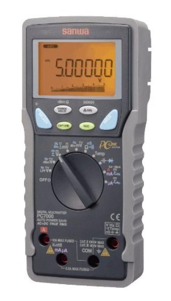 sanwa Electric Digital Multimeter PC7000 High accuracy and high resolution (Sanwa Meter) (PC connection) сірий колір
sanwa Electric Digital Multimeter PC7000 High accuracy and high resolution (Sanwa Meter) (PC connection) сірий колір