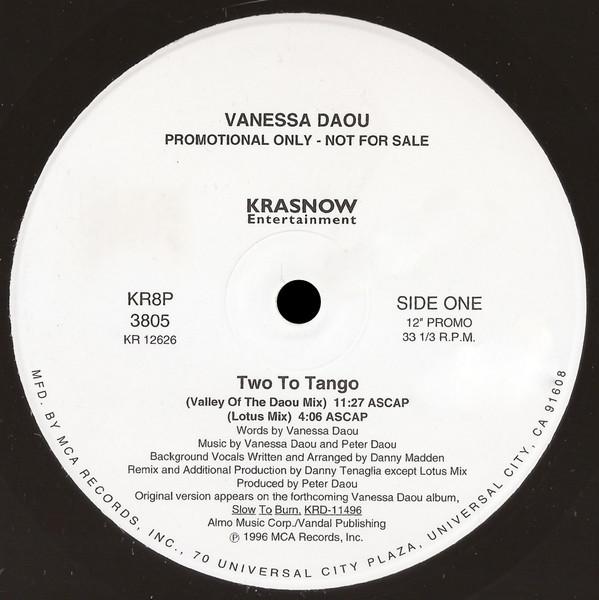 12inch Record VANESSA DAOU - Two To Tango KR8P3805 Krasnow Enterta 1996 UK Dance & Electronica Used
12inch Record VANESSA DAOU - Two To Tango KR8P3805 Krasnow Enterta 1996 UK Dance & Electronica Used