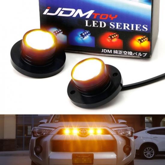 (2) High Power 12-LED Surface Flush Mount Strobe Flash Side Marker Lighting Kit
(2) High Power 12-LED Surface Flush Mount Strobe Flash Side Marker Lighting Kit