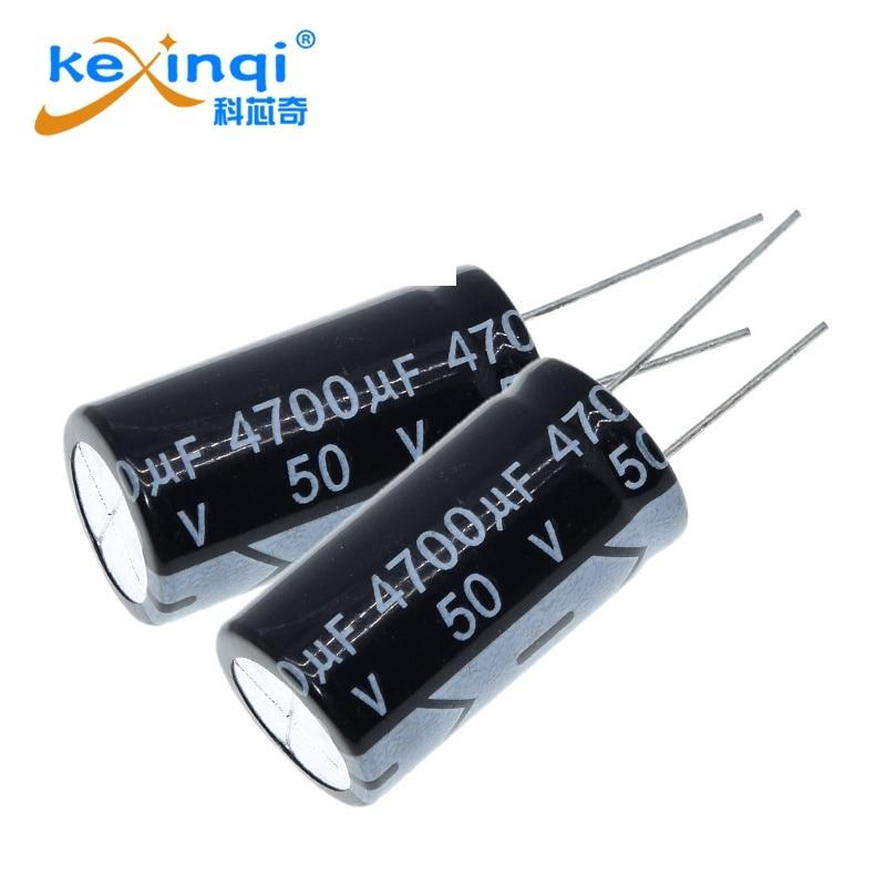5PCS 50v4700uf 18 * 35 18x35 Электроэлектролитический конденсатор Электронный компонент DIP Алюминиевый конденсатор 50 Вольт 4700 Микро метод
5PCS 50v4700uf 18 * 35 18x35 Электроэлектролитический конденсатор Электронный компонент DIP Алюминиевый конденсатор 50 Вольт 4700 Микро метод