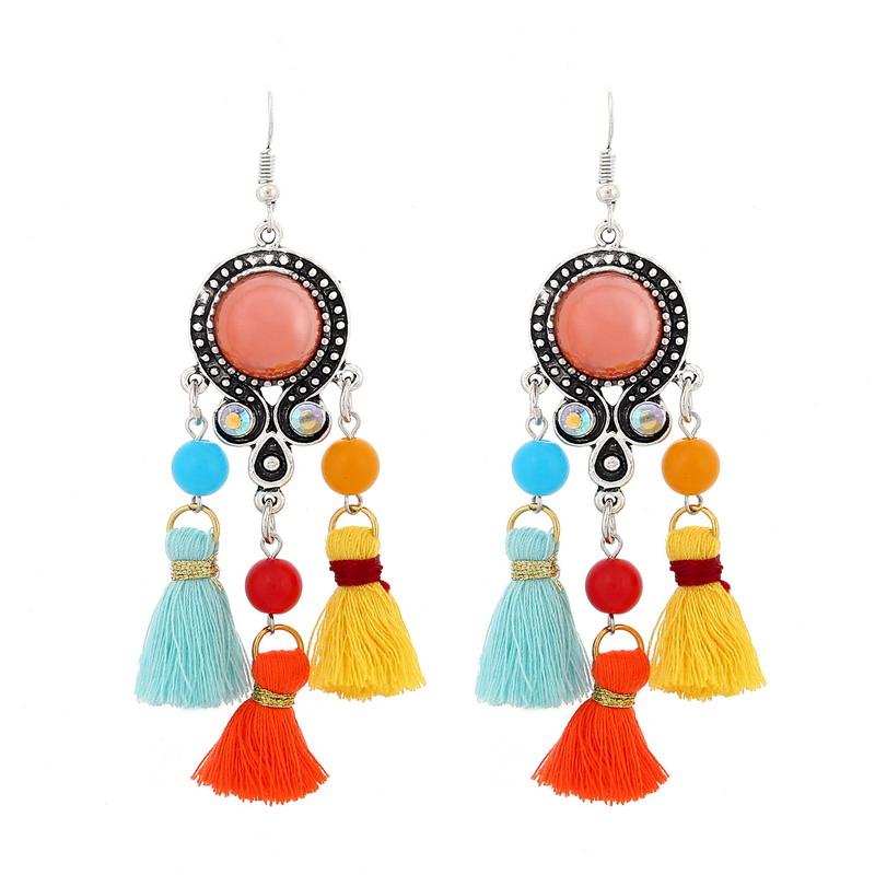 Bohemian Silk Fabric Fringe Tassel Earrings For Women Beads Crystal Acrylic Long Drop Dangle Earrings Beads Handmade Zircon
Bohemian Silk Fabric Fringe Tassel Earrings For Women Beads Crystal Acrylic Long Drop Dangle Earrings Beads Handmade Zircon