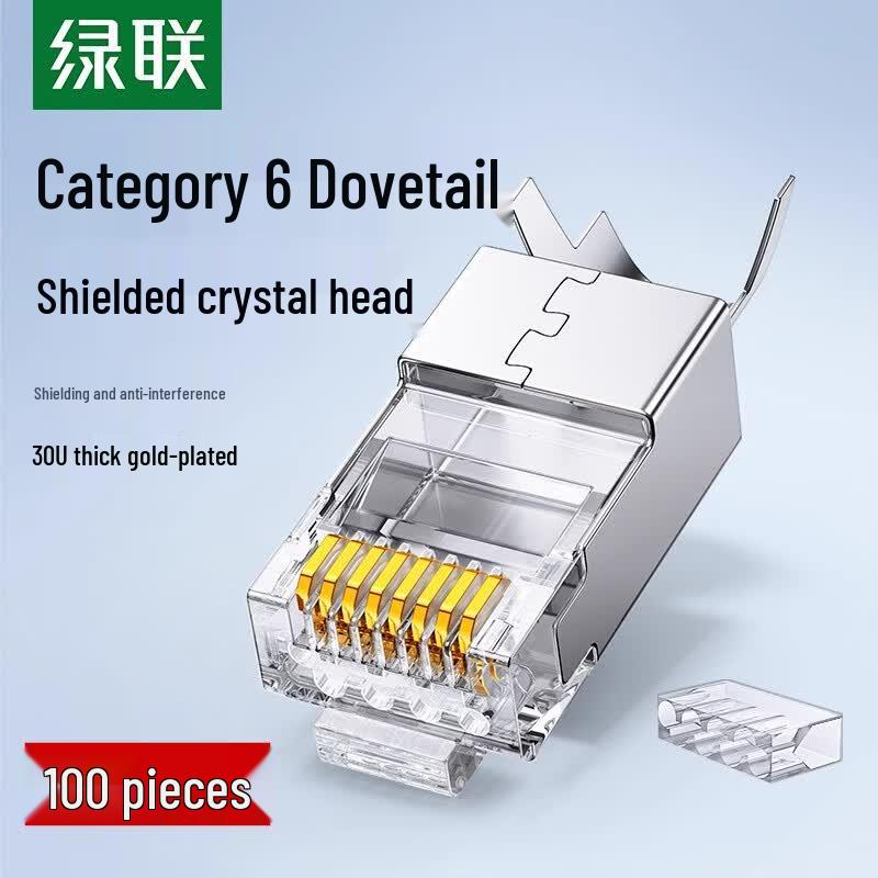 UGREEN Cat6 Shielded RJ45 Modular Plugs
UGREEN Cat6 Shielded RJ45 Modular Plugs