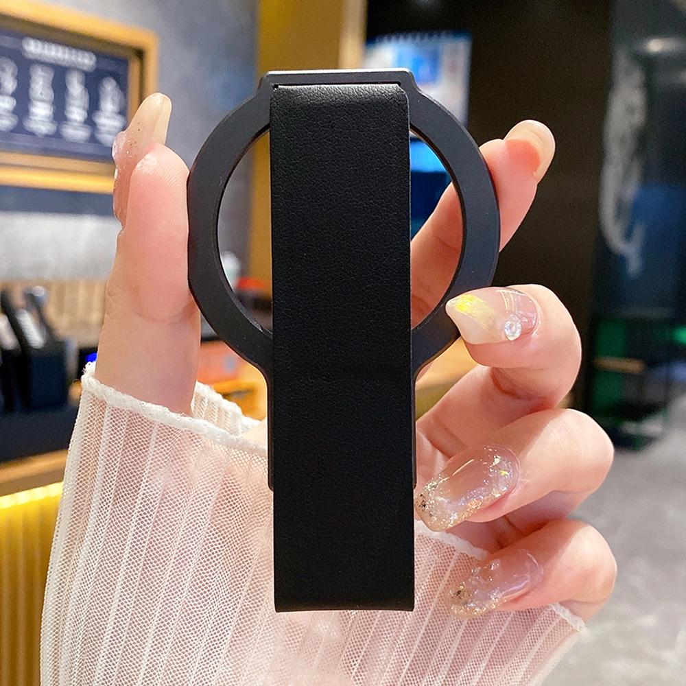 Сплав + Шкіра PU Підставка Сумісна з MagSafe Тримач для телефону Black/Black
Сплав + Шкіра PU Підставка Сумісна з MagSafe Тримач для телефону Black/Black