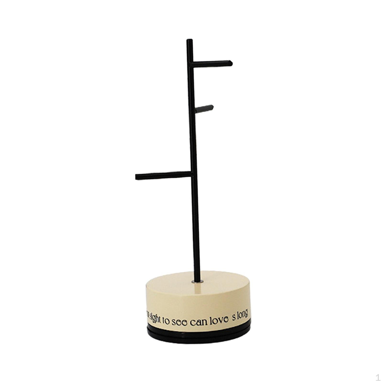 Modern 3 Tier Rotating Jewelry Organizer, Display Rack for Rings Earrings Gifts Black
Modern 3 Tier Rotating Jewelry Organizer, Display Rack for Rings Earrings Gifts Black