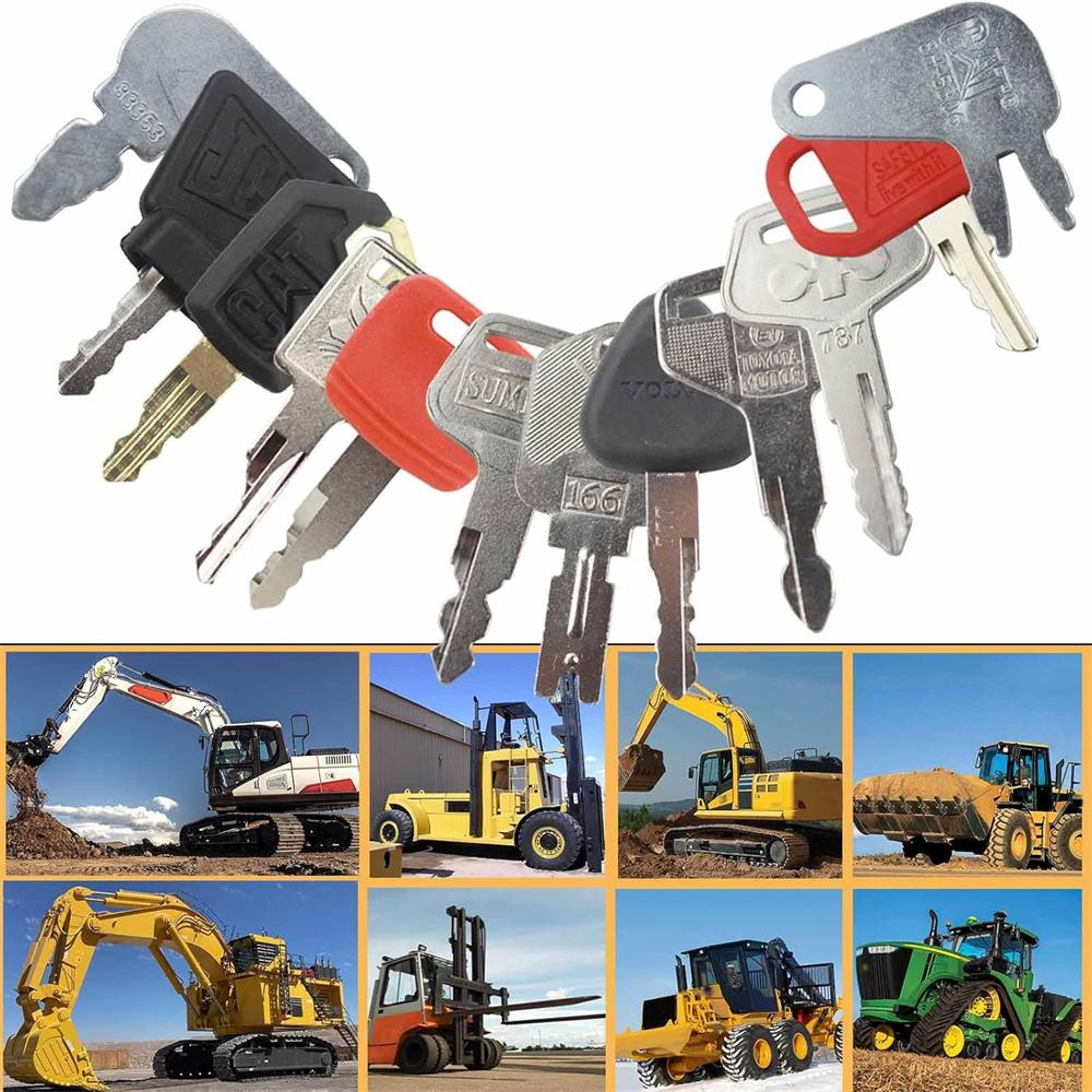 12PCS Construction Ignition Keys Master Set, Construction Keys Set Compatible with CAT Case JLG Toyota Master Heavy Equipment Key
12PCS Construction Ignition Keys Master Set, Construction Keys Set Compatible with CAT Case JLG Toyota Master Heavy Equipment Key