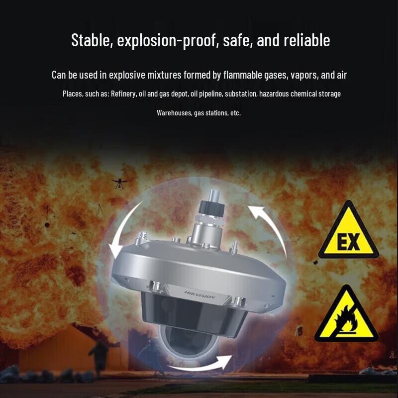 Hikvision 2MP Explosion-Proof IP68 PoE Dome Camera with White Light Night Vision CN plug (adapter included)
Hikvision 2MP Explosion-Proof IP68 PoE Dome Camera with White Light Night Vision CN plug (adapter included)