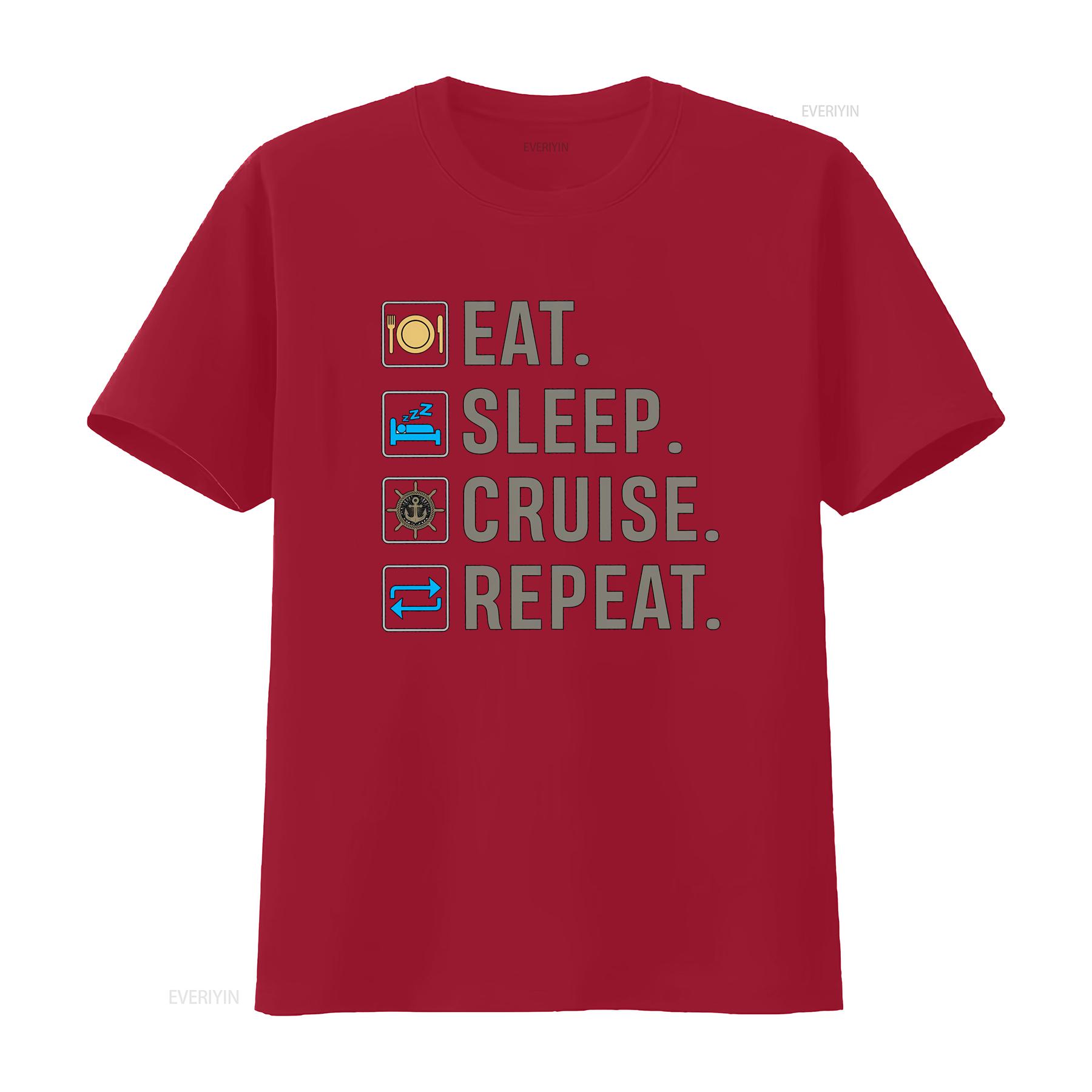 Cruise Holiday T Shirt Eat Sleep Repeat Vacation vintage Washed Top For Everyday Wear Stretched Unisex Comfortable Versatile S
Cruise Holiday T Shirt Eat Sleep Repeat Vacation vintage Washed Top For Everyday Wear Stretched Unisex Comfortable Versatile S