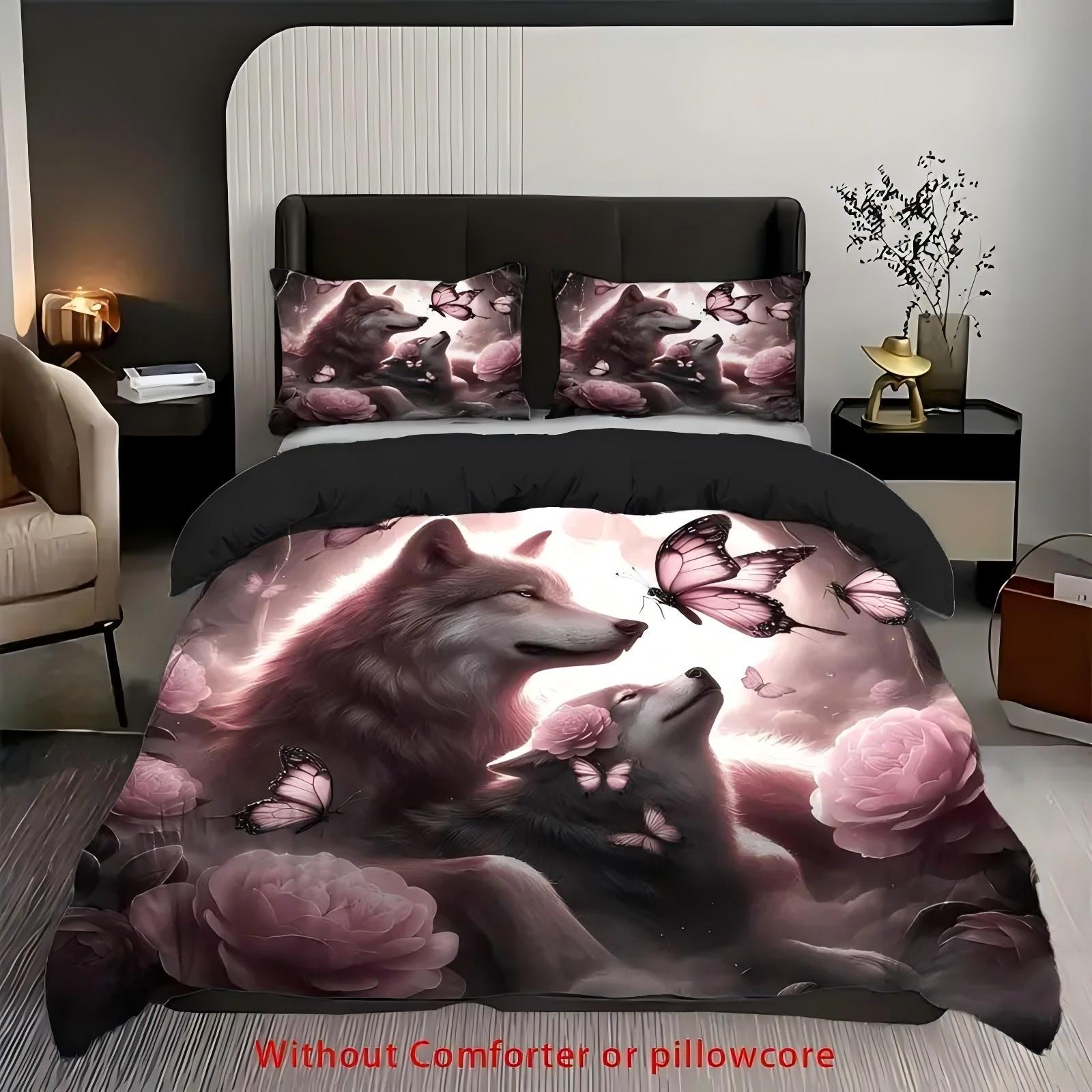 Романтический узор с двумя волками, 3D-принт, аниме-волк, пуховое одеяло, полиэстер, мягкий, удобный, комплект пододеяльника для общежития, спальни 135x200cm 2pcs
Романтический узор с двумя волками, 3D-принт, аниме-волк, пуховое одеяло, полиэстер, мягкий, удобный, комплект пододеяльника для общежития, спальни 135x200cm 2pcs