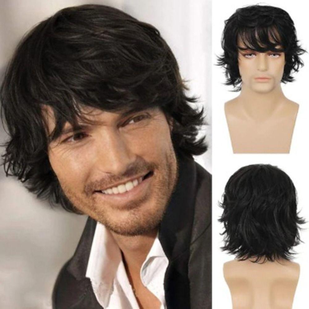 Fashion Head Cover Afro Kinky Short Natural Color Full Curly Wig Synthetic Hair Men s Wigs Short Hair чёрный
Fashion Head Cover Afro Kinky Short Natural Color Full Curly Wig Synthetic Hair Men s Wigs Short Hair чёрный