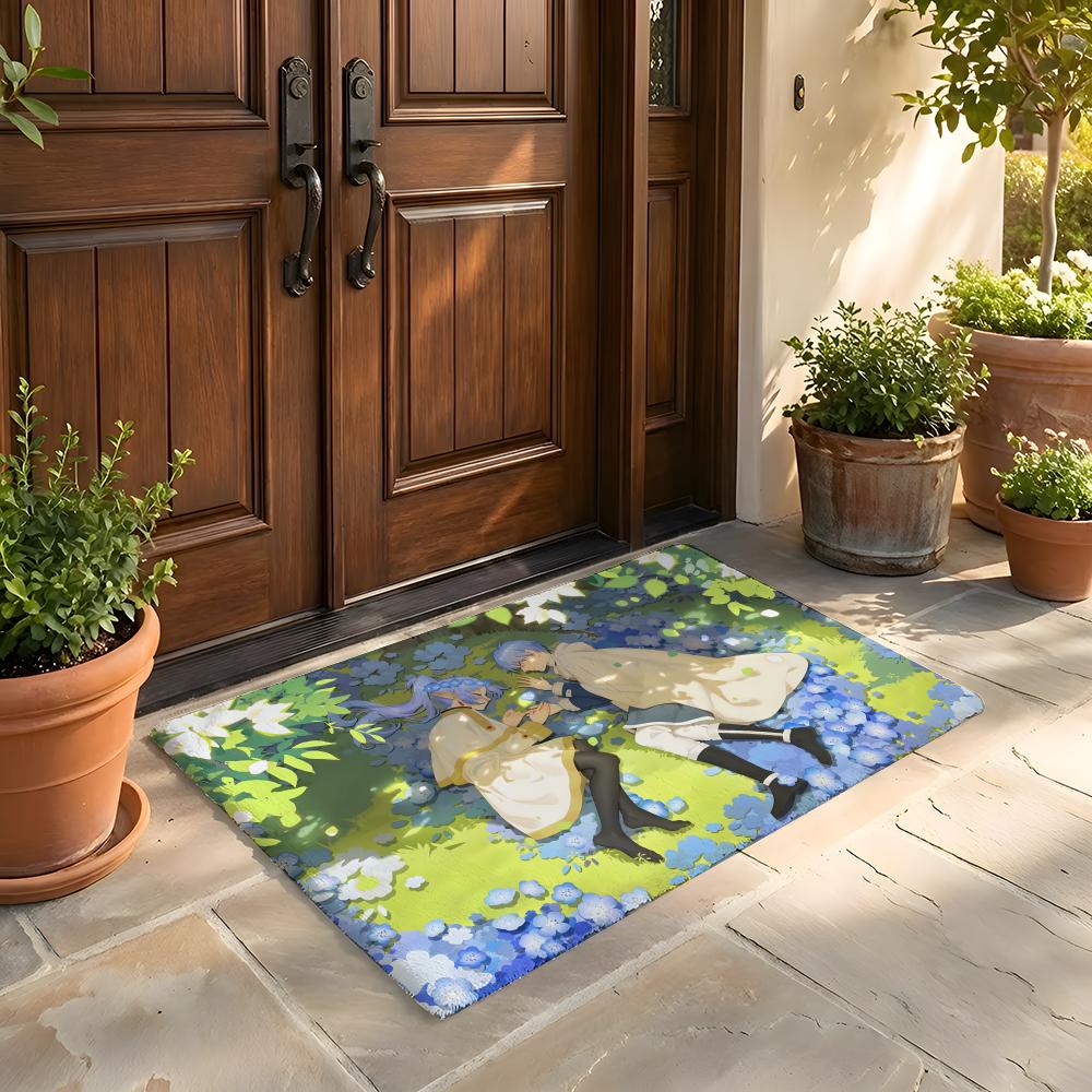 Floor Mat Soft Flannel Rug Non-Slip Absorbent Mat for Bathroom Bedroom Home Decor F-Frieren B-Beyond Journeyis End 50x80cm
Floor Mat Soft Flannel Rug Non-Slip Absorbent Mat for Bathroom Bedroom Home Decor F-Frieren B-Beyond Journeyis End 50x80cm