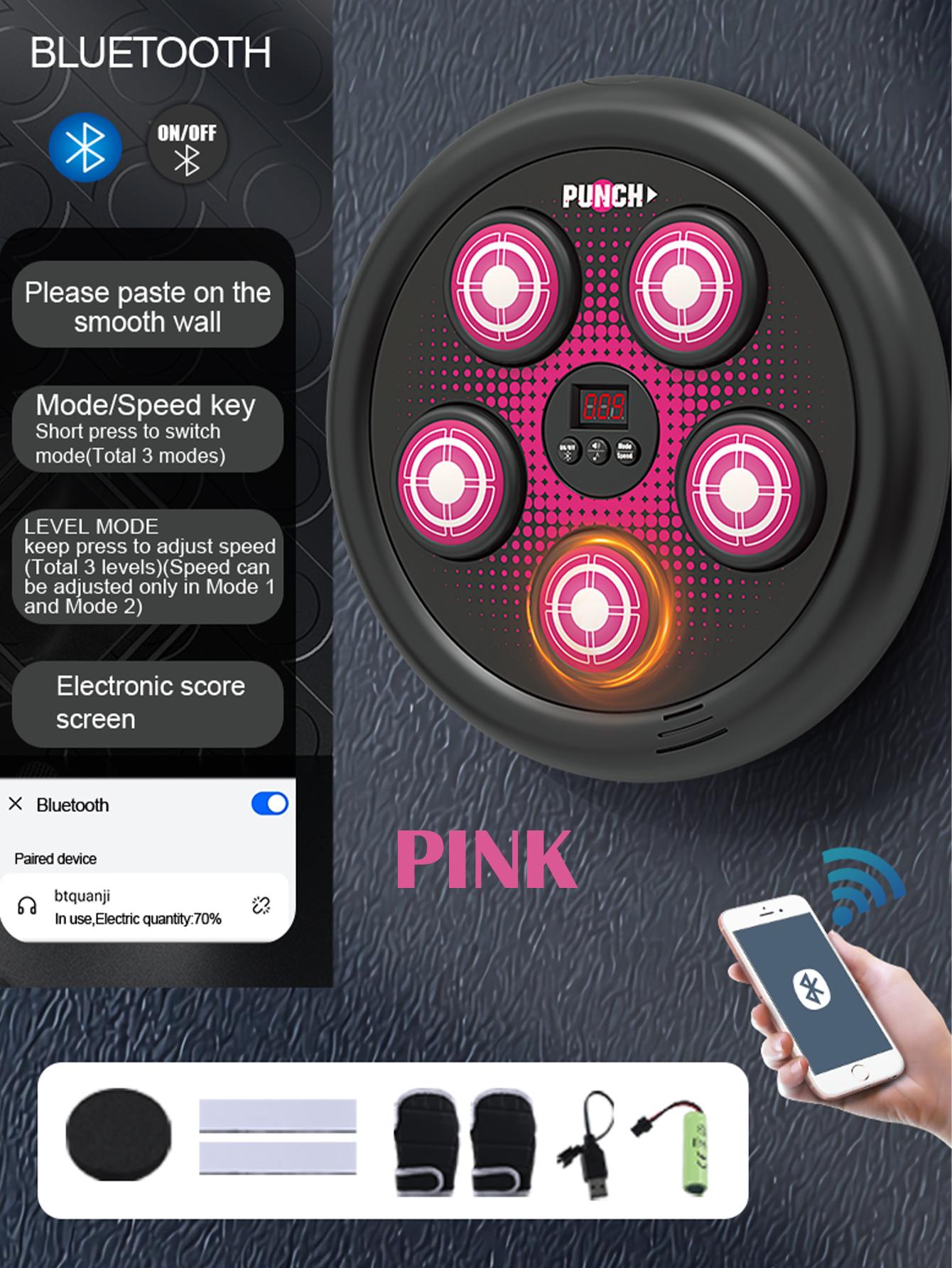 Умные Bluetooth Музыкальные Боксерские Игрушки, Интеллектуальная Машина Автоматический Подсчет Тренировка Бокса Ударное Оборудование Боевой Фитнес розовый
Умные Bluetooth Музыкальные Боксерские Игрушки, Интеллектуальная Машина Автоматический Подсчет Тренировка Бокса Ударное Оборудование Боевой Фитнес розовый