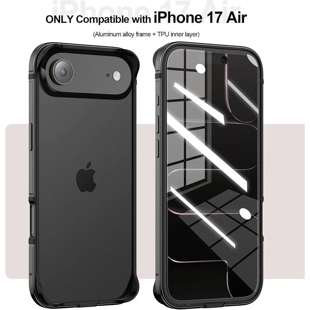 Оригінальний Колір Металевий Алюмінієвий Бампер Корпус Чохла для IPhone Air 17 Pro Max Ударостійкий Ультратонкий Піднятий Край Захисна Кришка iPhone17 Pro
Оригінальний Колір Металевий Алюмінієвий Бампер Корпус Чохла для IPhone Air 17 Pro Max Ударостійкий Ультратонкий Піднятий Край Захисна Кришка iPhone17 Pro