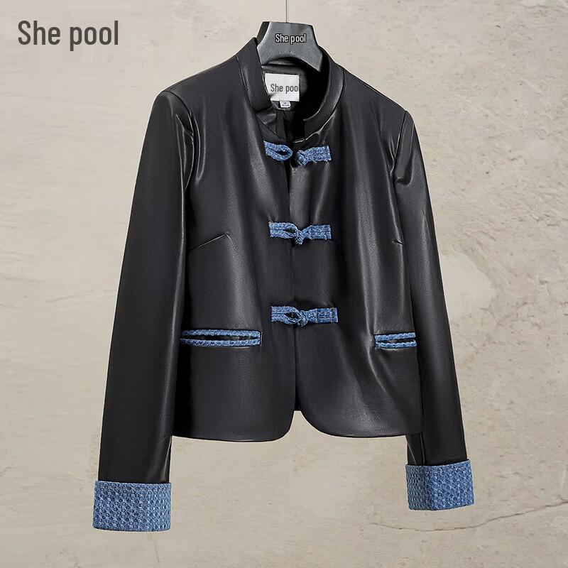 Тачи Куртка свободного кроя в стиле «Новый Китайский» с цветовыми блоками L
Тачи Куртка свободного кроя в стиле «Новый Китайский» с цветовыми блоками L